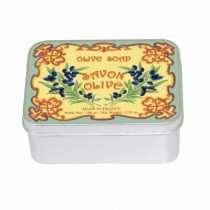Boîte Métal Savon 100g OLIVE
