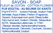 Savon Fleur de Coton 100g illustré