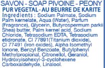 Savon Pivoine 100g illustré